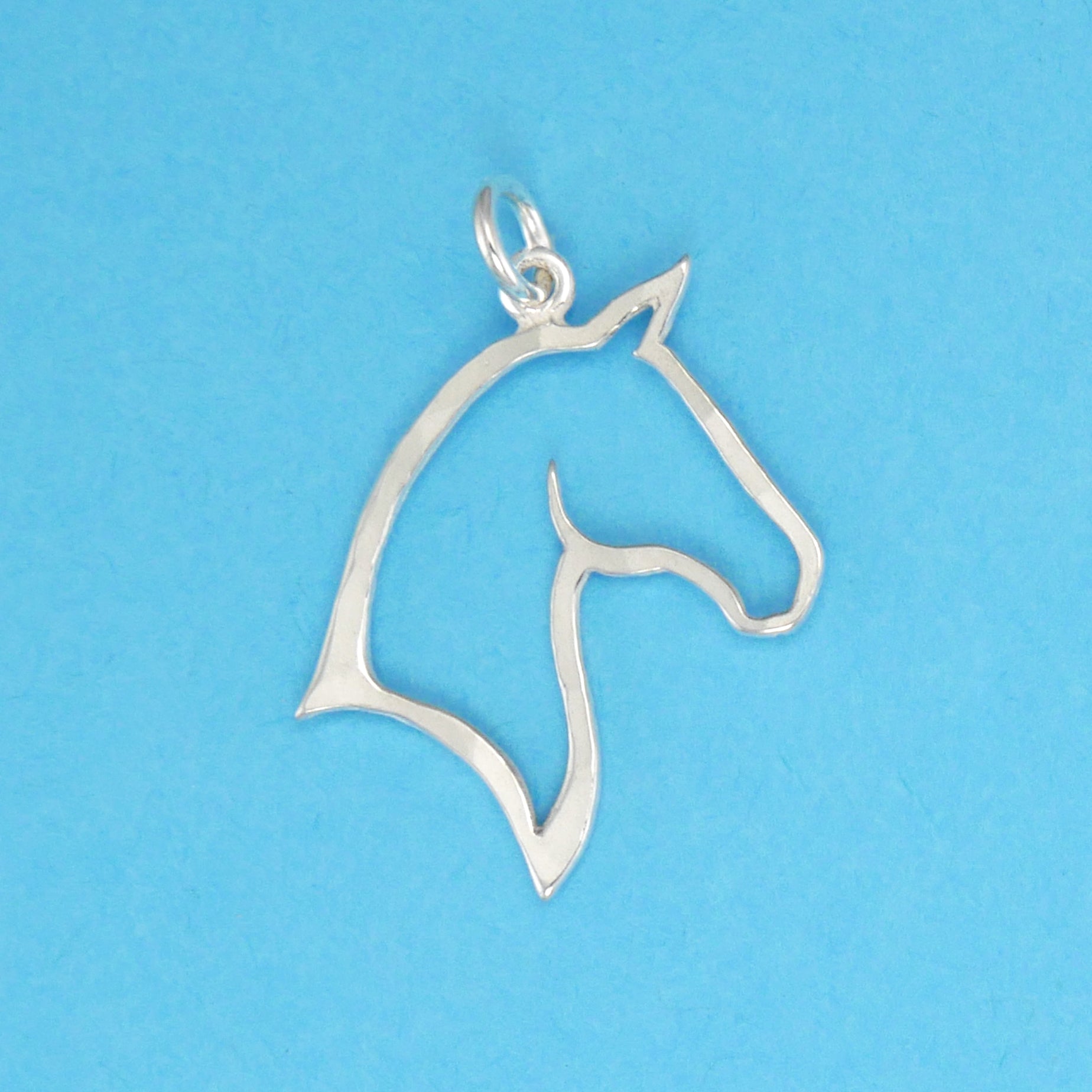 Sterling Silver Horse Necklace, Animal Pendent, Stallion Necklace, Horse Charm Necklace, Horse Charm, fashion 925 Sterling Silver