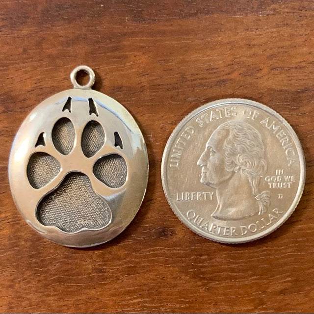 Dog Paw Print Pendant - CharmWorks