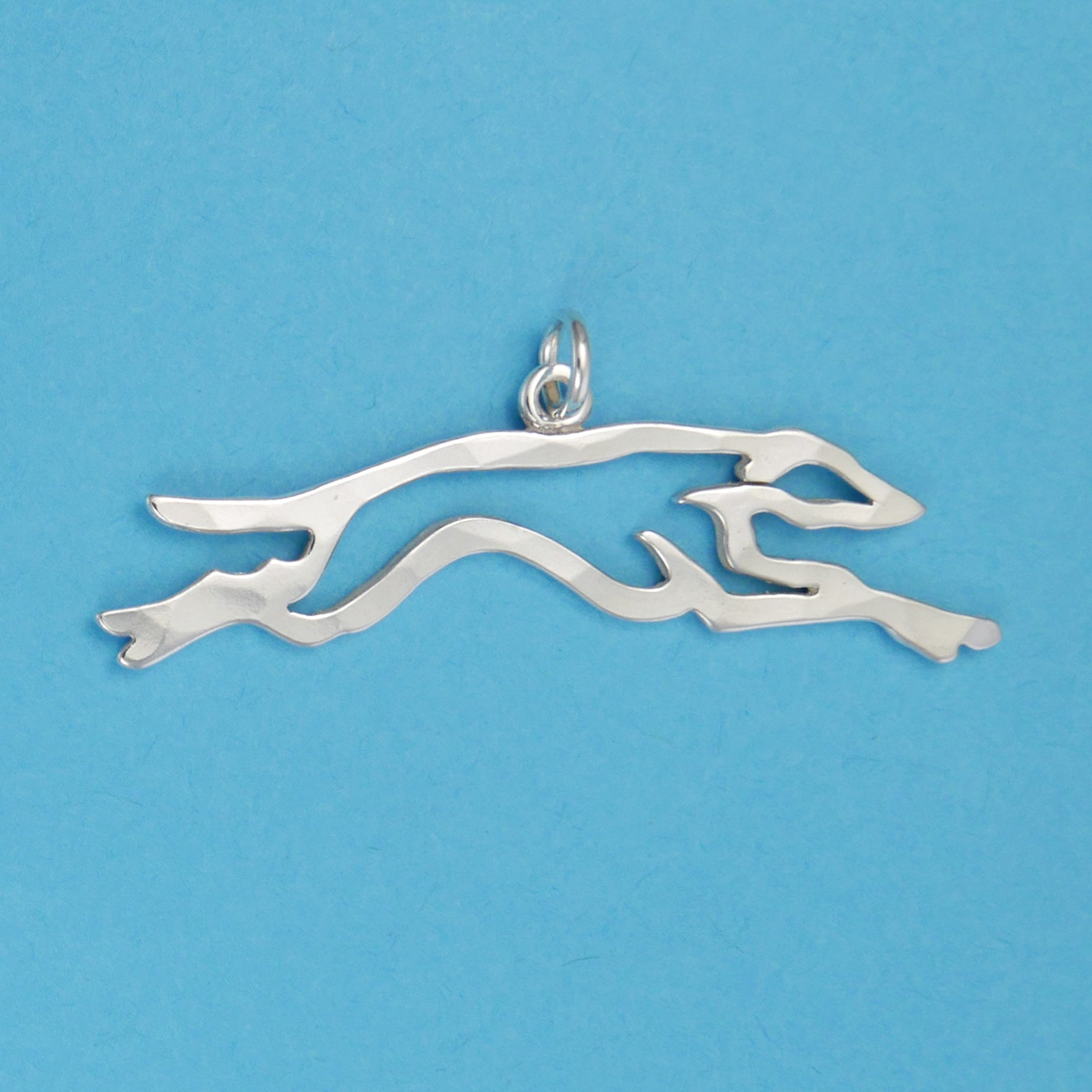 Greyhound Running Charm - Charmworks