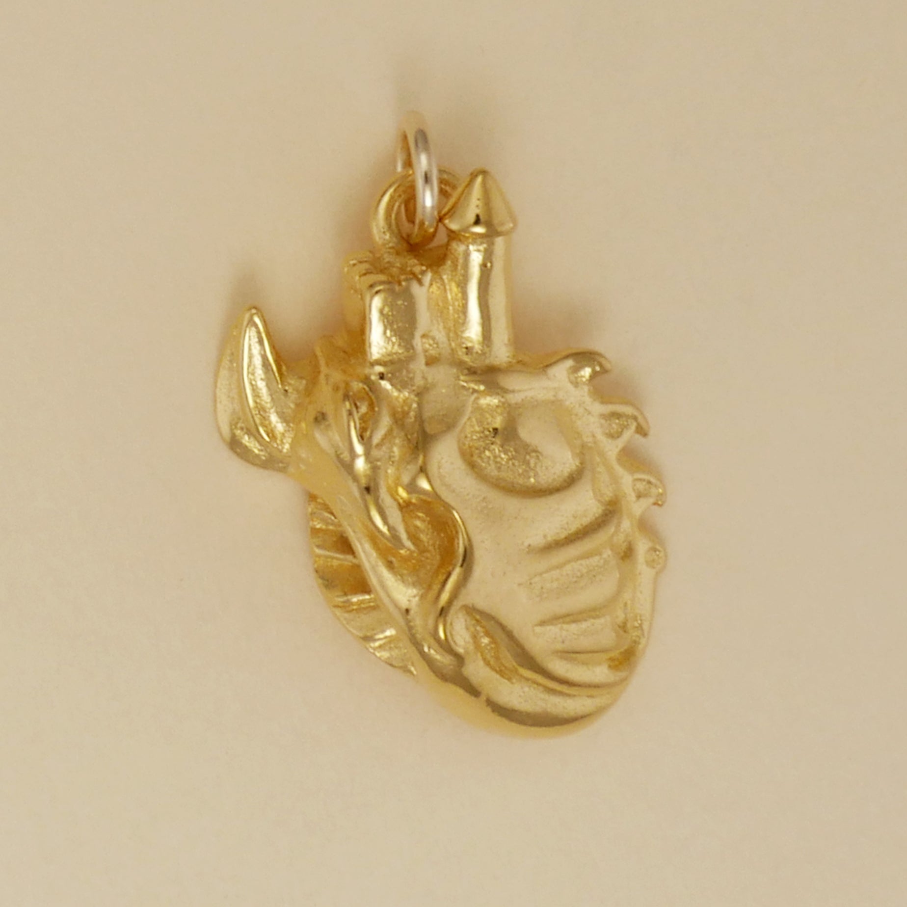 Dragon And Castle Charm - Charmworks