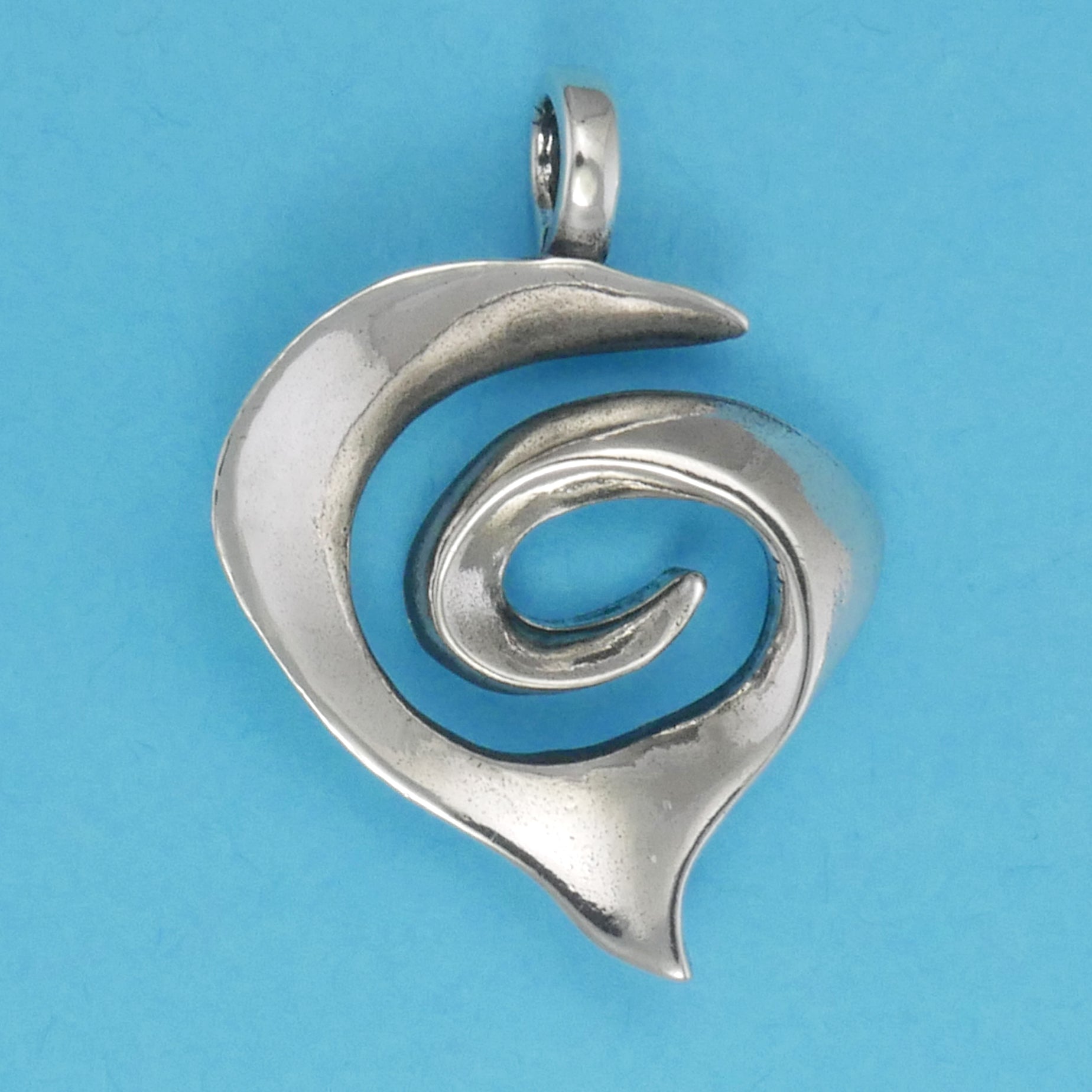 Spiral Heart Pendant - Charmworks