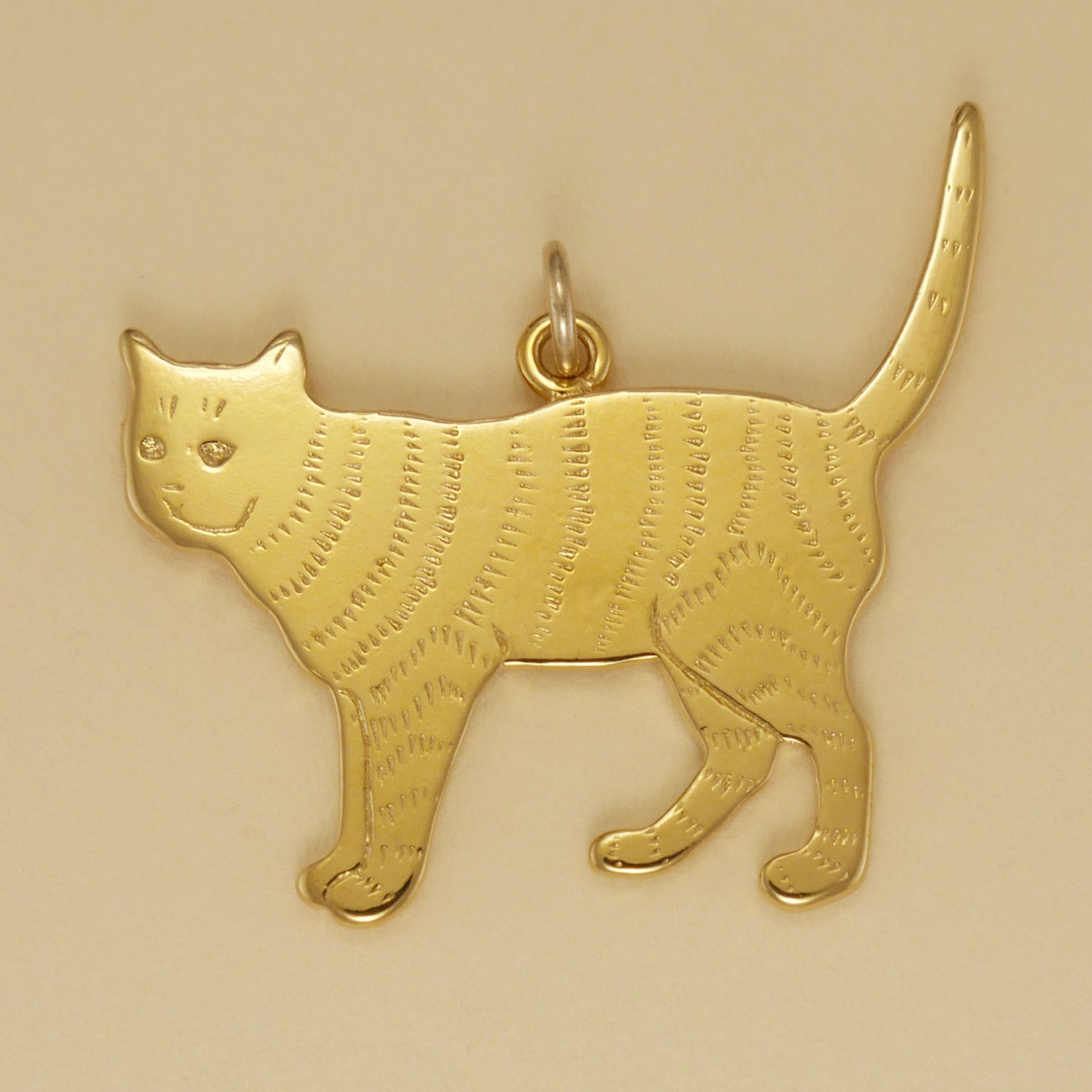 Tabby Cat Pendant - Charmworks