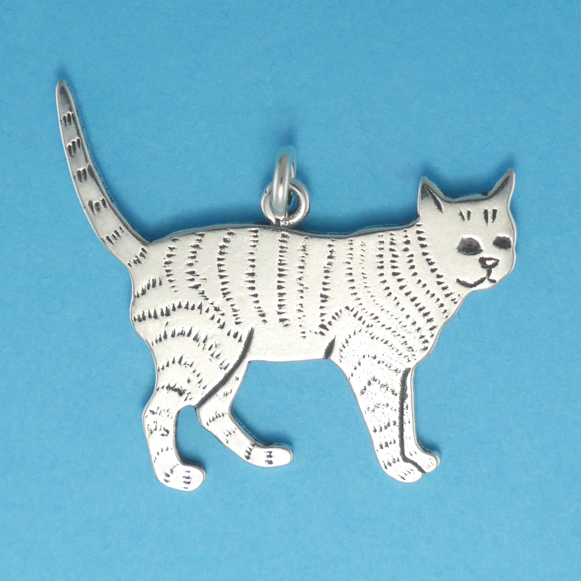 Tabby Cat Pendant - Charmworks