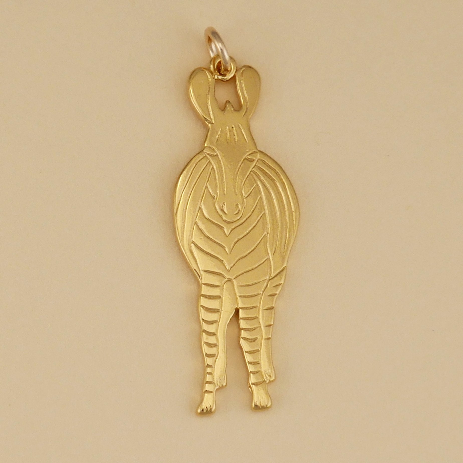 Zebra Front Pendant - Charmworks