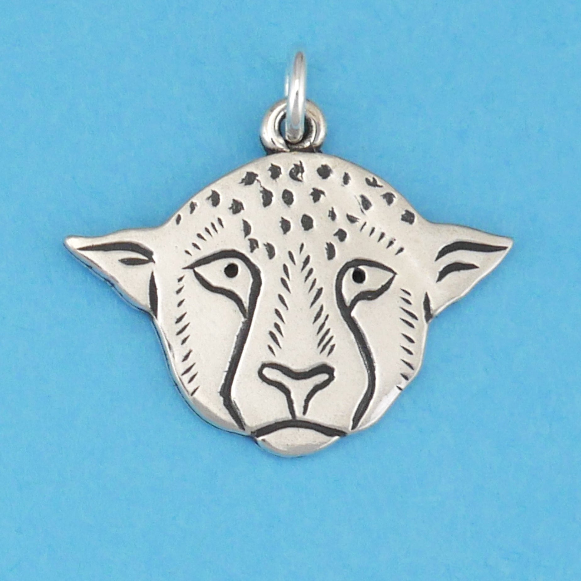 Cheetah Face Charm - Charmworks