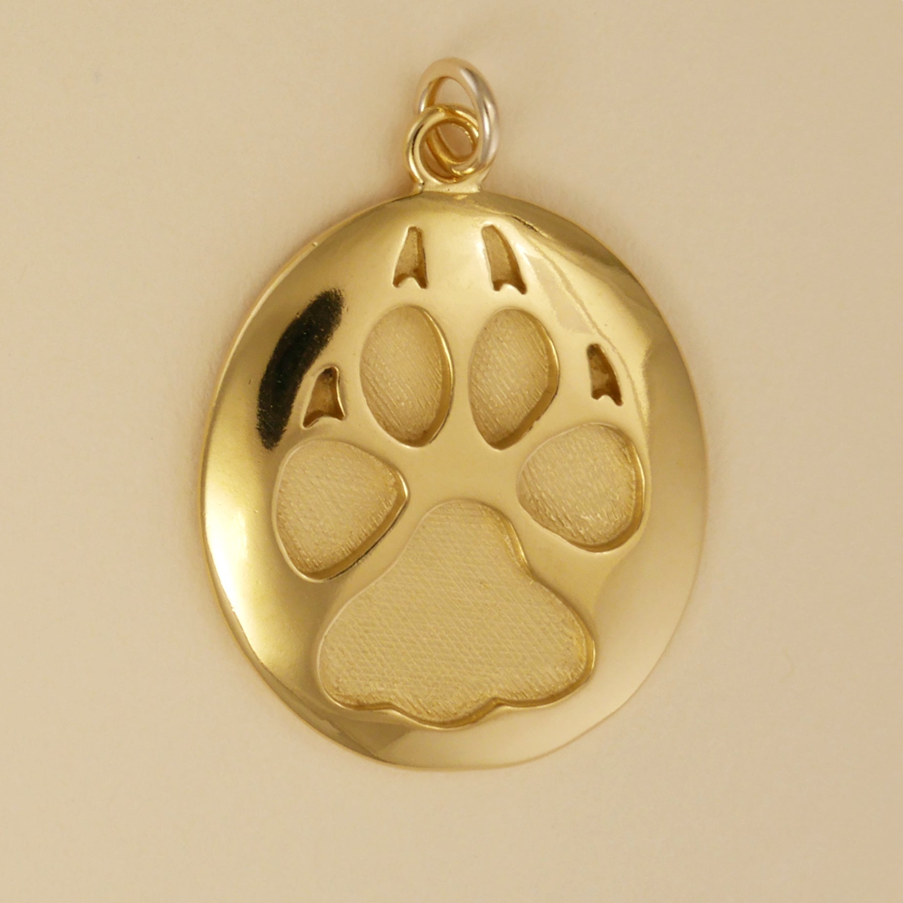 Dog Paw Print Pendant - Charmworks