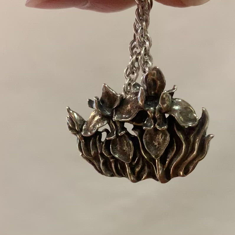 Iris Blossoms Pendant - Charmworks